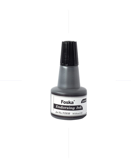 Inchiosto nero per timbri senza olio 30 ml