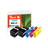 Peach PI300-768 cartuccia d'inchiostro 5 pz Compatibile Resa elevata [XL] Nero, Ciano, Magenta, Giallo (Peach PI300-768 bl?kpatron 5 stk Kompa)