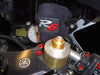 ESCLUSIVO POLSINO R 6 COPRI SERBATOIO OLIO LIQUIDO FRENI per MOTO YAMAHA R6 Nero