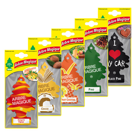 Deodorante Auto 'Arbre Magique' 'Fruit' - Fruit Cocktail- 24 Confezione - Bricogo