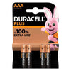Pila Ministilo 'Mn 2400' Pz 4 - 1,5 V - Aaa (Plus 100)- 10 Blister - Duracell