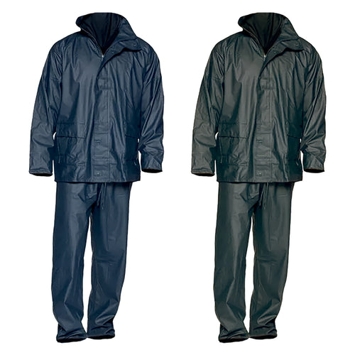 Giacca E Pantalone Impermeabile Taglia Xl - Verde - Socim