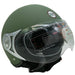 Casco Per Moto 'Sirio Matt' Verde - Tg. L - Bricogo