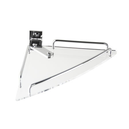 Birbo - confezione 3 pz - Angolare doccia da incollo su box doccia o piastrelle - complementi doccia