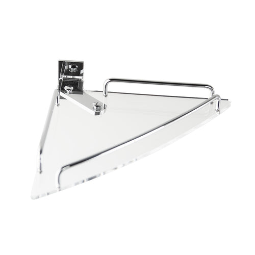 Birbo - confezione 3 pz - Angolare doccia da incollo su box doccia o piastrelle - complementi doccia