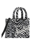MC2 SAINT BARTH Borsa Colette in feltro stampa zebrata Donna MC2 Saint Barth da donna