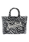 MC2 SAINT BARTH Borsa Colette in feltro stampa zebrata Donna MC2 Saint Barth da donna