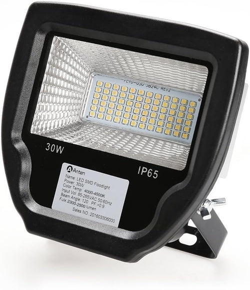Anten 10W 2500LM SMD 2835 LED IP65 Faretto di sicurezza per esterni bianco natur
