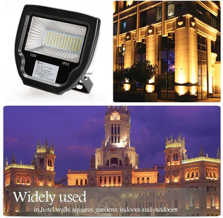 Anten 10W 2500LM SMD 2835 LED IP65 Faretto di sicurezza per esterni bianco natur