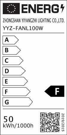 Ventilatore da Soffitto 71cm Silenzioso con Luce e Attacco E27, 50W Dim Orthland