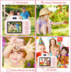 Macchina Fotografica per Bambini 12MP Mini SLR Selfie Fotocamera Bambina