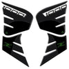 ADESIVI 3D PROTEZIONI LATERALI SERBATOIO per MOTO KAWASAKI Z1000 2014-2020 verde