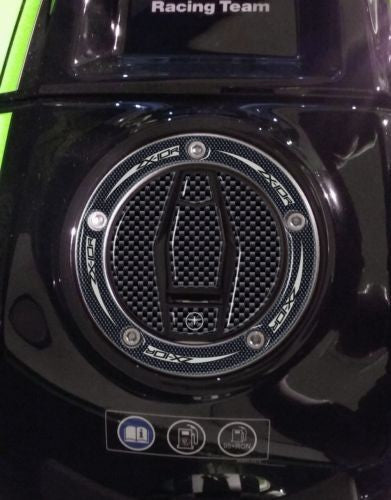ADESIVO 3D PROTEZIONE TAPPO SERBATOIO compatibile MOTO KAWASAKI ZX-10R 2017-2019
