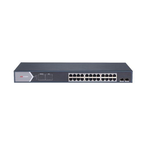 Switch hikvision 24p gigabit poe + 2 uplink gigabit sfp budget poe 225w l2 unmanaged - ds-3e0526p-e/m