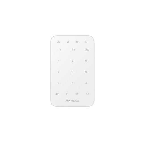 Hikvision tastiera led per ax pro portata 1200mt batteria 3 anni - ds-pk1-e-we