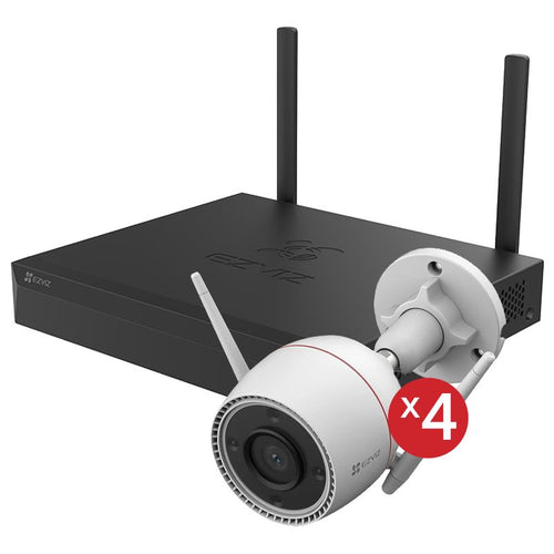 Ezviz kit x5s-8w + 4 h3c 4mp (kit nvr 8ch wifi + 4 telecamere h3c) - EZX5S-8W-KIT