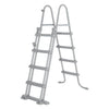 Scaletta piscina bestway 58331 4 flowclear h. max 122 cm grigio