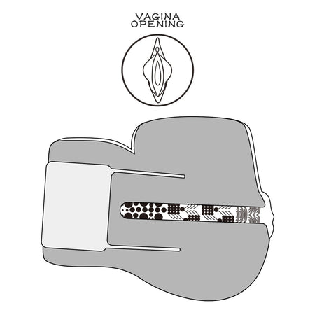 LOVETOY Masturbatore morbido ano e vagina realistica con mutandina vibrazione e aspirazione