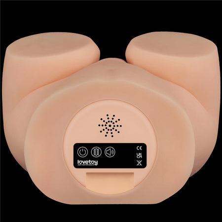 LOVETOY Masturbatore morbido ano e vagina realistica con mutandina vibrazione e aspirazione