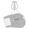 Masturbatore maschile ano vagina morbida vibrante con vibrazione e mutandine BITCH
