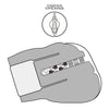 Masturbatore maschile ano vagina morbida vibrante con vibrazione e mutandine BITCH