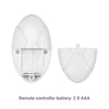 Mutandina con scritta sexy stampata e vibratore indossabile Taglia XL-2XL