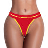 Mutandina con scritta sexy stampata e vibratore indossabile Taglia XS-S