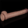 LOVETOY Pene dildo gigante in silicone a doppia densità XXL color carne cm 37