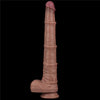 LOVETOY Pene dildo gigante in silicone a doppia densità XXL color carne cm 40