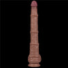 LOVETOY Pene dildo gigante in silicone a doppia densità XXL color carne cm 40