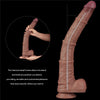 LOVETOY Pene dildo gigante in silicone a doppia densità XXL color carne cm 40