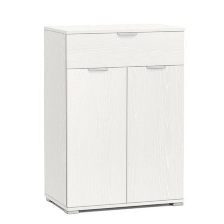 Mobile basso con 1 cassetto e 2 Ante, scarpiera "Level" guide in ABS h 111 cm