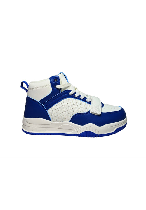 ICEBERG Scarpe Adulto unisex Iceberg Colore bianco e blu. Tomaia in pelle, dettagli traforati, chiusura con lacci, cinturino in velcro aggiuntivo. da uomo