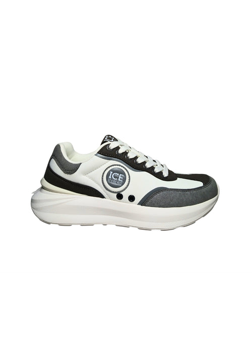 ICEBERG Scarpe Adulto unisex Iceberg Sneakers silhouette sportiva. Dettagli multicolor Grey. da uomo