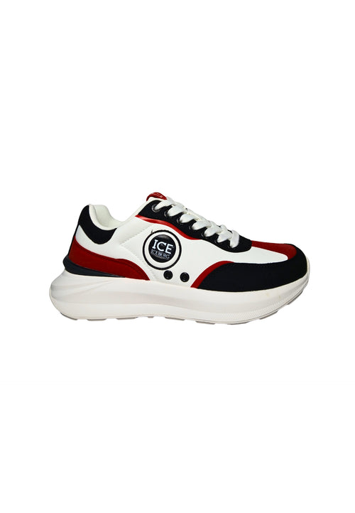 ICEBERG Scarpe Adulto unisex Iceberg Sneakers silhouette sportiva. Dettagli multicolor red. da uomo