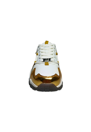 ICEBERG Scarpe Adulto unisex Iceberg Sneakers sportiva. Tomaia in pelle, inserti in camoscio. Dettagli oro. da uomo