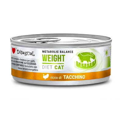 Disugual Metabolic Balance Weight gusto Tacchino per Gatti Adulti 85gr