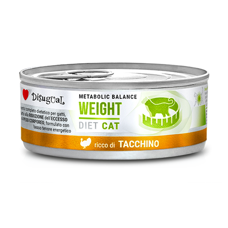 Disugual Metabolic Balance Weight gusto Tacchino per Gatti Adulti 85gr