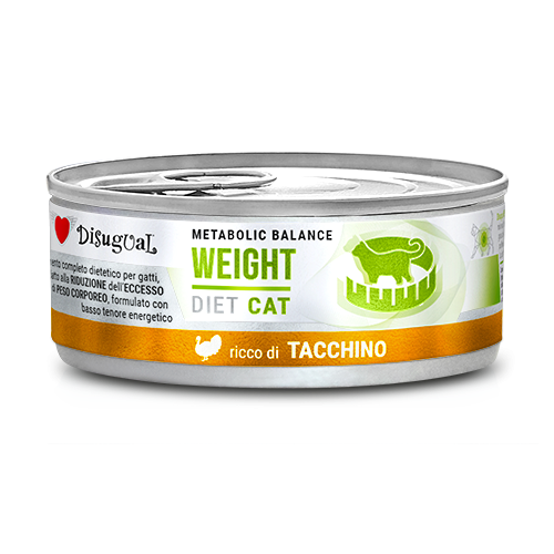 Disugual Metabolic Balance Weight gusto Tacchino per Gatti Adulti 85gr