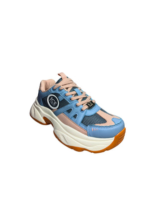ICEBERG Scarpe Adulto unisex Iceberg Sneakers sportiva multicolor Sky Blue. Logo laterale, chiusura lacci. da uomo