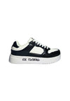 ICEBERG Scarpe Adulto unisex Iceberg Sneakers basse Black, stampa serpente, brand logo laterale. da uomo