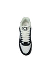 ICEBERG Scarpe Adulto unisex Iceberg Sneakers basse Black, stampa serpente, brand logo laterale. da uomo