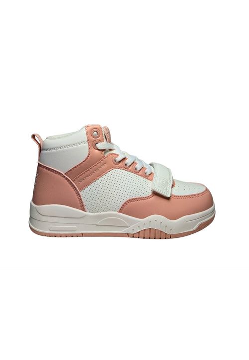ICEBERG Scarpe Adulto unisex Iceberg Colore bianco e rosa. Tomaia in pelle, dettagli traforati, chiusura con lacci, cinturino in velcro aggiuntivo. da uomo