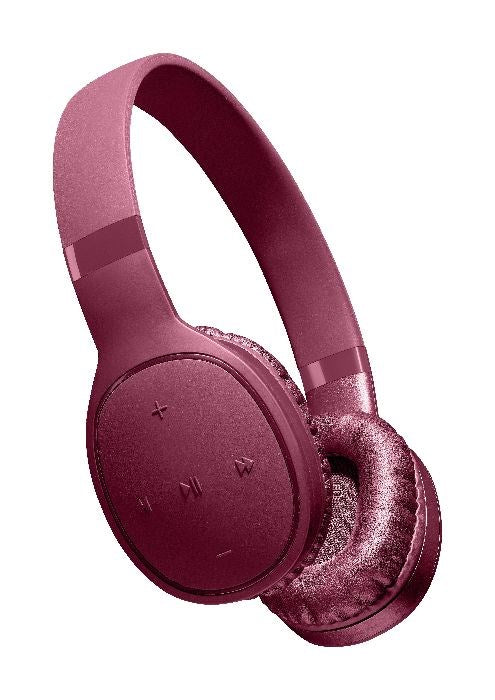 cuffie pump bass kosmos bluetooth rosso