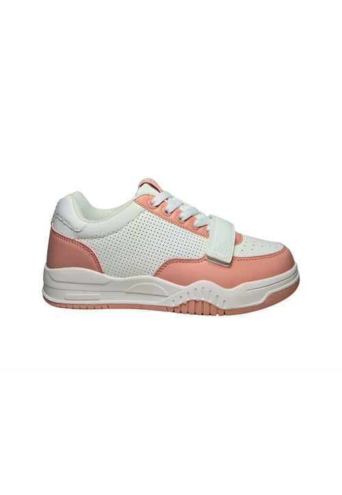 ICEBERG Scarpe Adulto unisex Iceberg Colore bianco e rosa. Tomaia in pelle, dettagli traforati, chiusura con lacci, cinturino in velcro aggiuntivo. da uomo