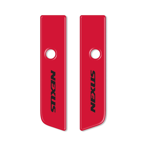 TAPPI SPECCHIETTI 2 ADESIVI RESINATI GEL 3D compatibili per scooter GILERA NEXUS