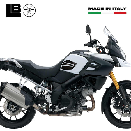 ADESIVI 3D PROTEZIONI LATERALI SERBATOIO compatibili x MOTO SUZUKI V-STROM 1000
