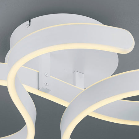 Plafoniera Trio Lighting FRANCIS 40W LED 6000LM 3000°K dimmerabile metallo lampada soffitto interno