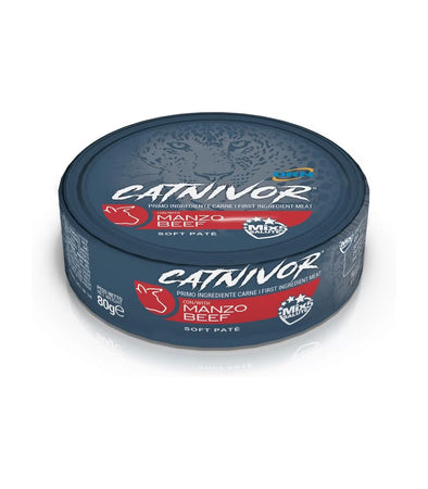 Drn Catnivor gusto Manzo per Gatti Adulti 80gr