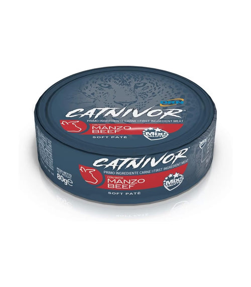 Drn Catnivor gusto Manzo per Gatti Adulti 80gr